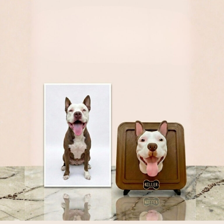 cuadro-retrato-3d-pitbull-killer-aura-pets3d